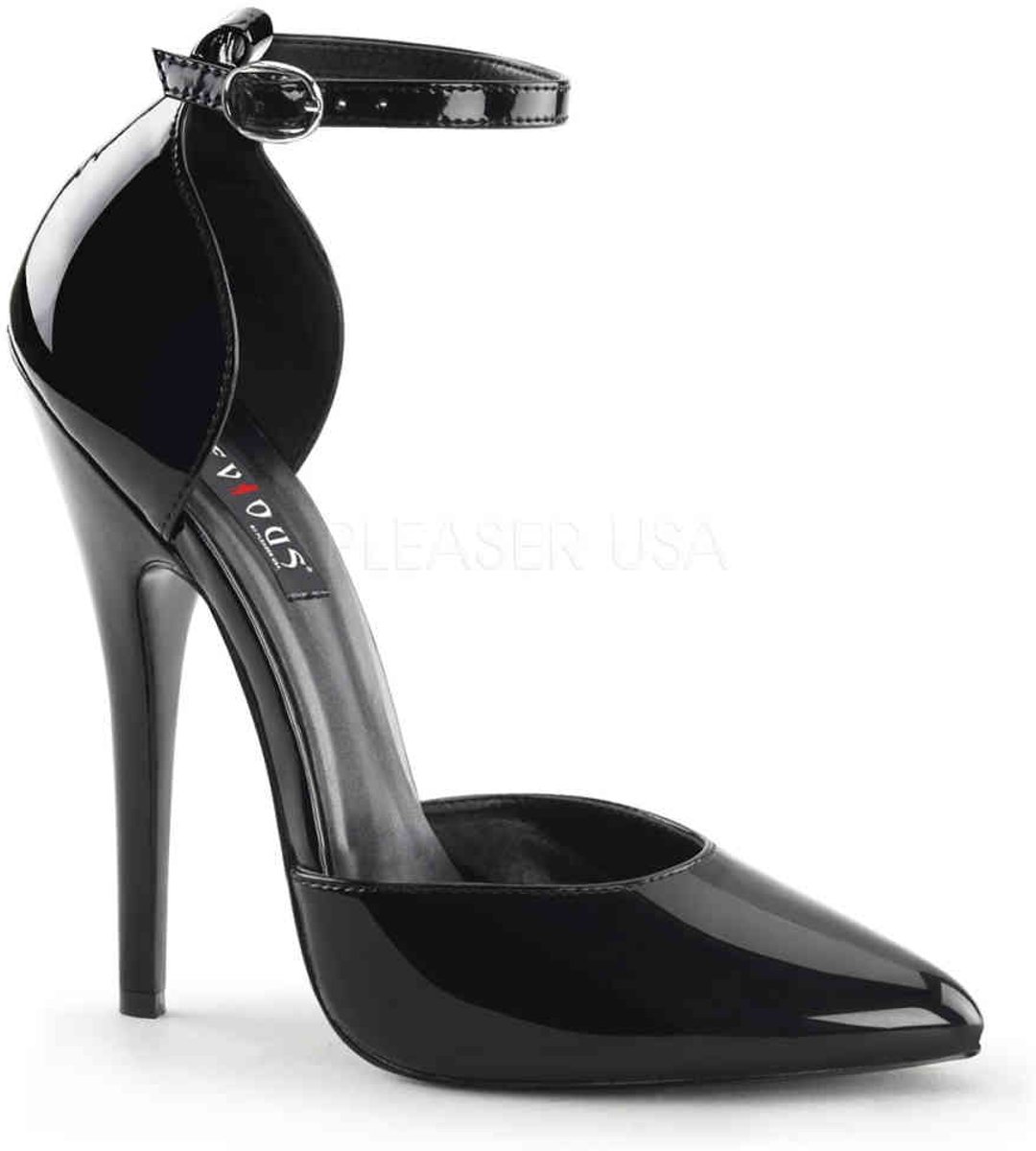 EU 35 = US 5 | DOMINA-402 | 6 Ankle Strap DOrsay Pump